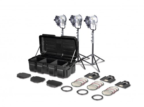 Tungsten Fresnel 1000W Junior 3 Kit