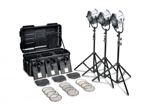 Tungsten Fresnel  650W Junior 3 Kit